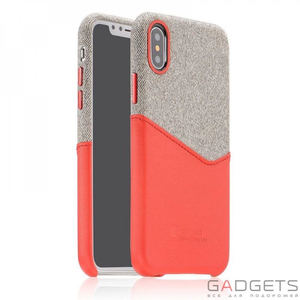 Фото Чохол COTEetCI Max-Up Liquid Silicon Case для iPhone X Red (CS8015-RD)