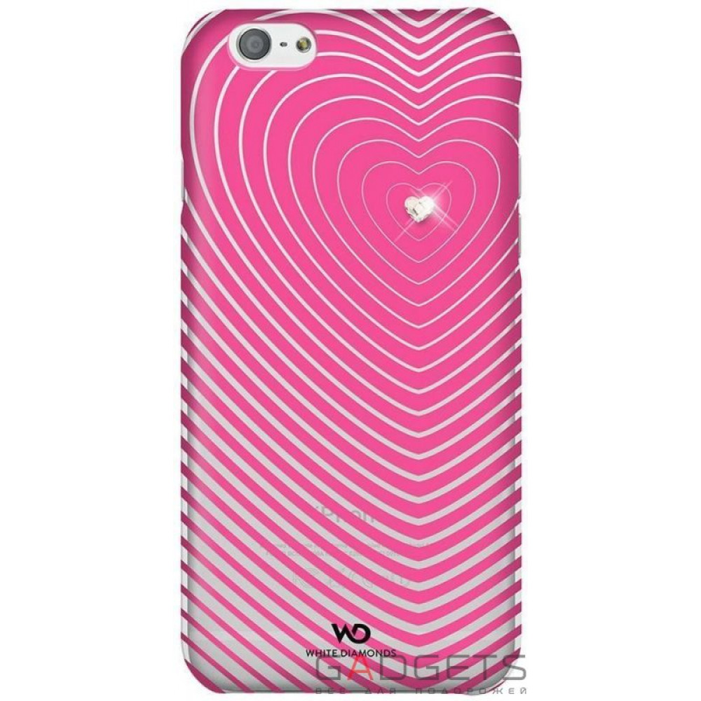 Фото Чохол-накладка White Diamonds Heartbeat Pink for iPhone 66S (1310HBT41)