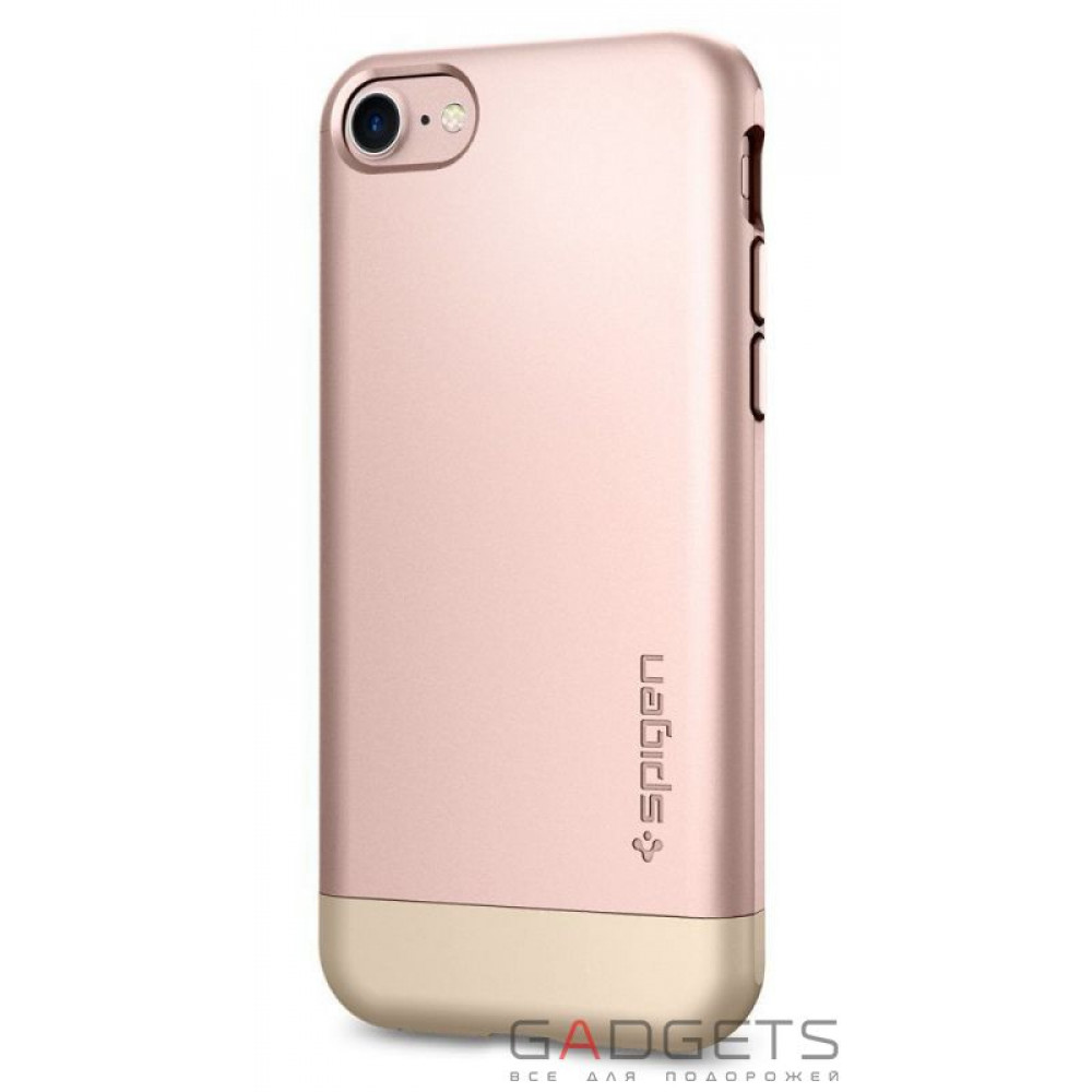 Фото Чехол-накладка Spigen Case Style Armor Rose Gold для iPhone 7 (SGP-042CS20517)
