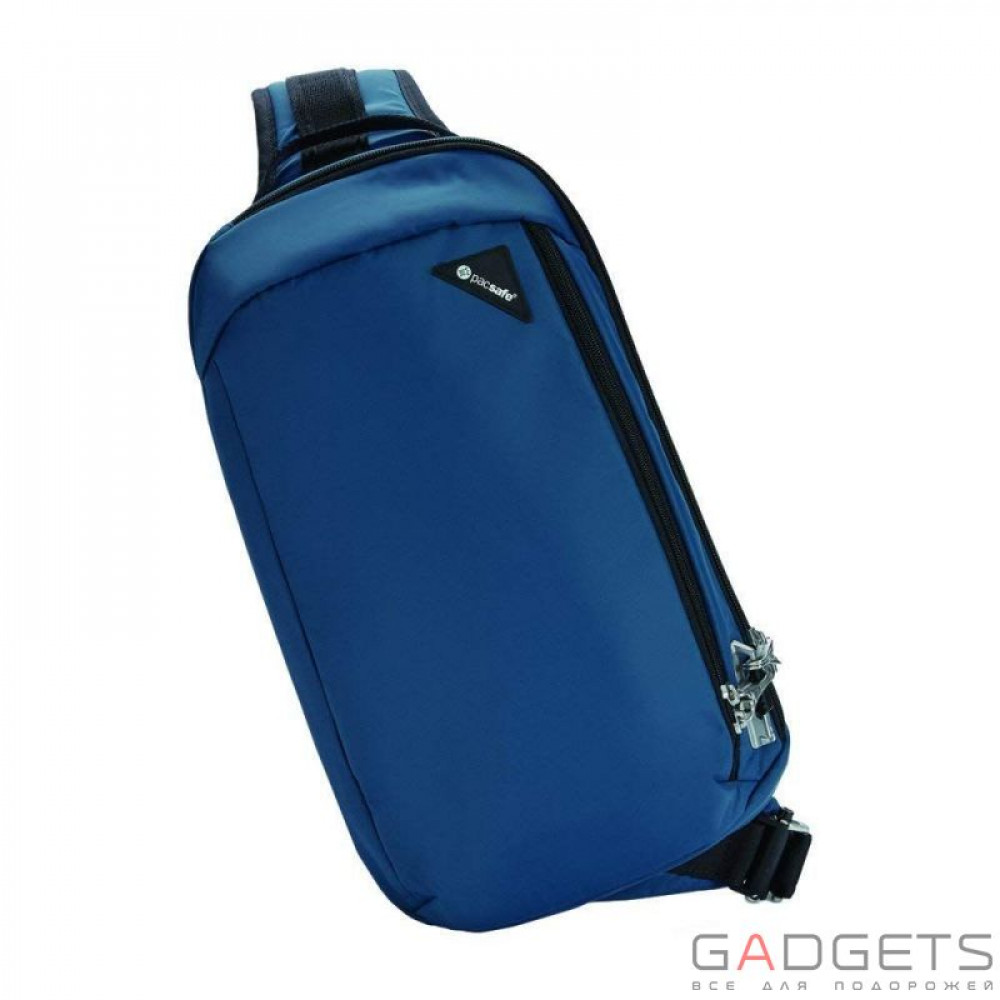 Фото Сумка через плечо антивор Pacsafe Vibe 325, 5 степеней защиты, синий