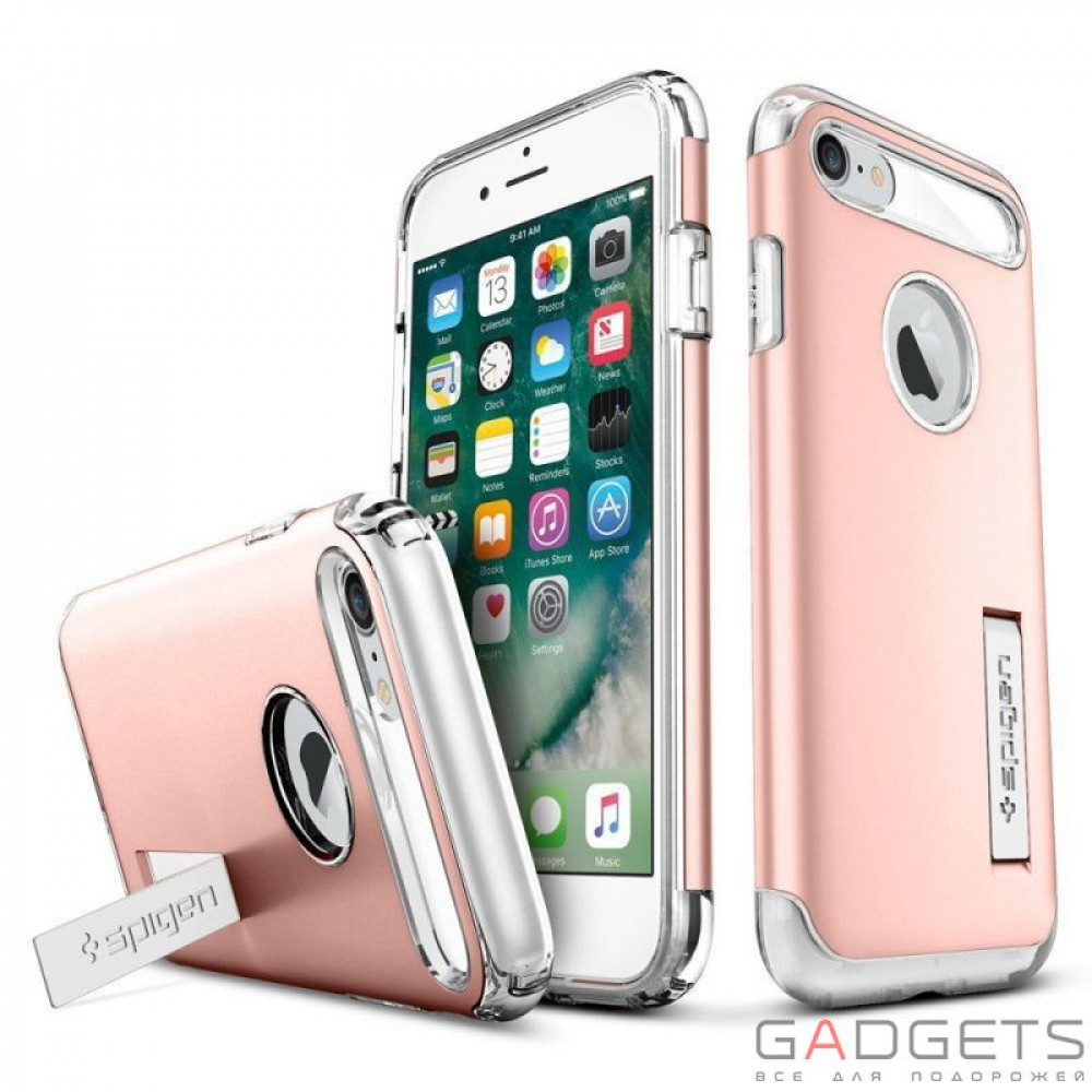 Фото Чохол-накладка Spigen Case Slim Armor Rose Gold для iPhone 7 (SGP-042CS20303)