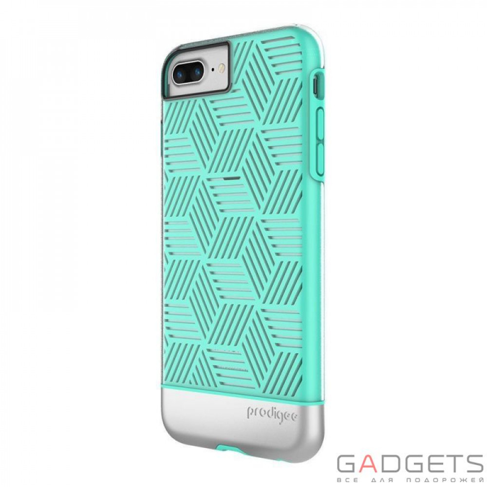 Фото Чехол Prodigee Stencil Teal/Silver для iPhone 7 Plus