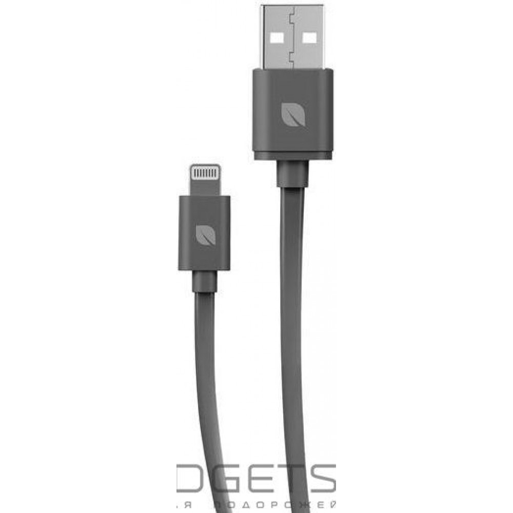 Фото Кабель Incase Sync and Charge Flat Lightning 1м Charcoal (EC20147)