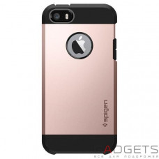 Чехол-накладка Spigen Case Tough Armor Rose Gold для iPhone SE/5/5S (SGP-041CS20190)