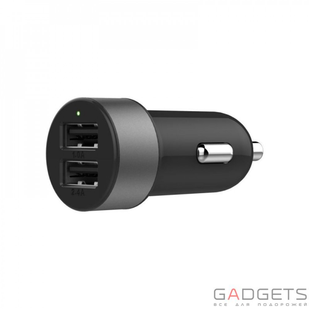 Фото Автомобильное з/у Lab.C Dual USB Car Charger A.L Space Gray (3.4 A) (LABC-582-GR_N)
