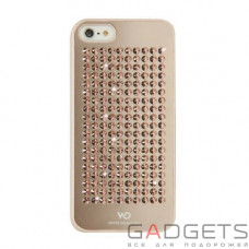 Чехол-накладка White Diamonds Rock Gold for iPhone 5/5S (1210RCK3)