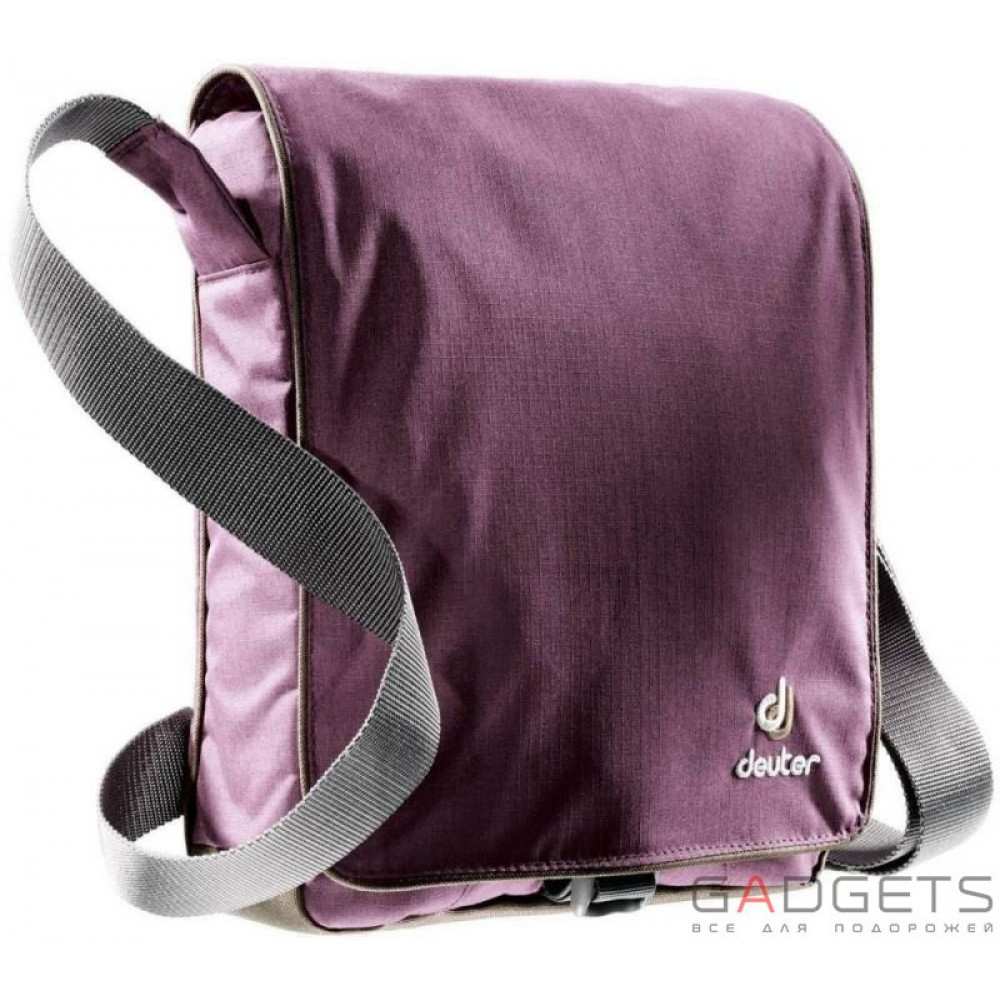 Фото Сумка Deuter на плече Roadway колір 5608 aubergine-brown