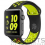 Ремешок COTEetCI W12 Apple Watch Nike band 42mm (WH5216-BK-YL) фото 0