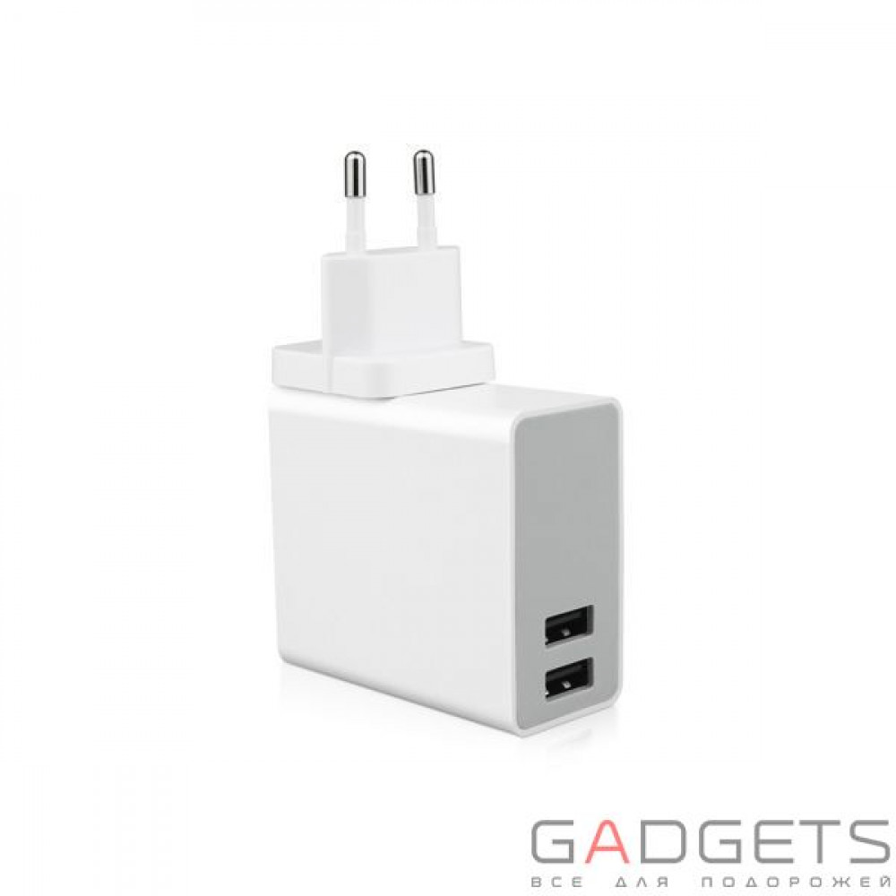 Фото Зарядное устройство Macally 24Watt with Two USB Port Home Charger (HOME24U)