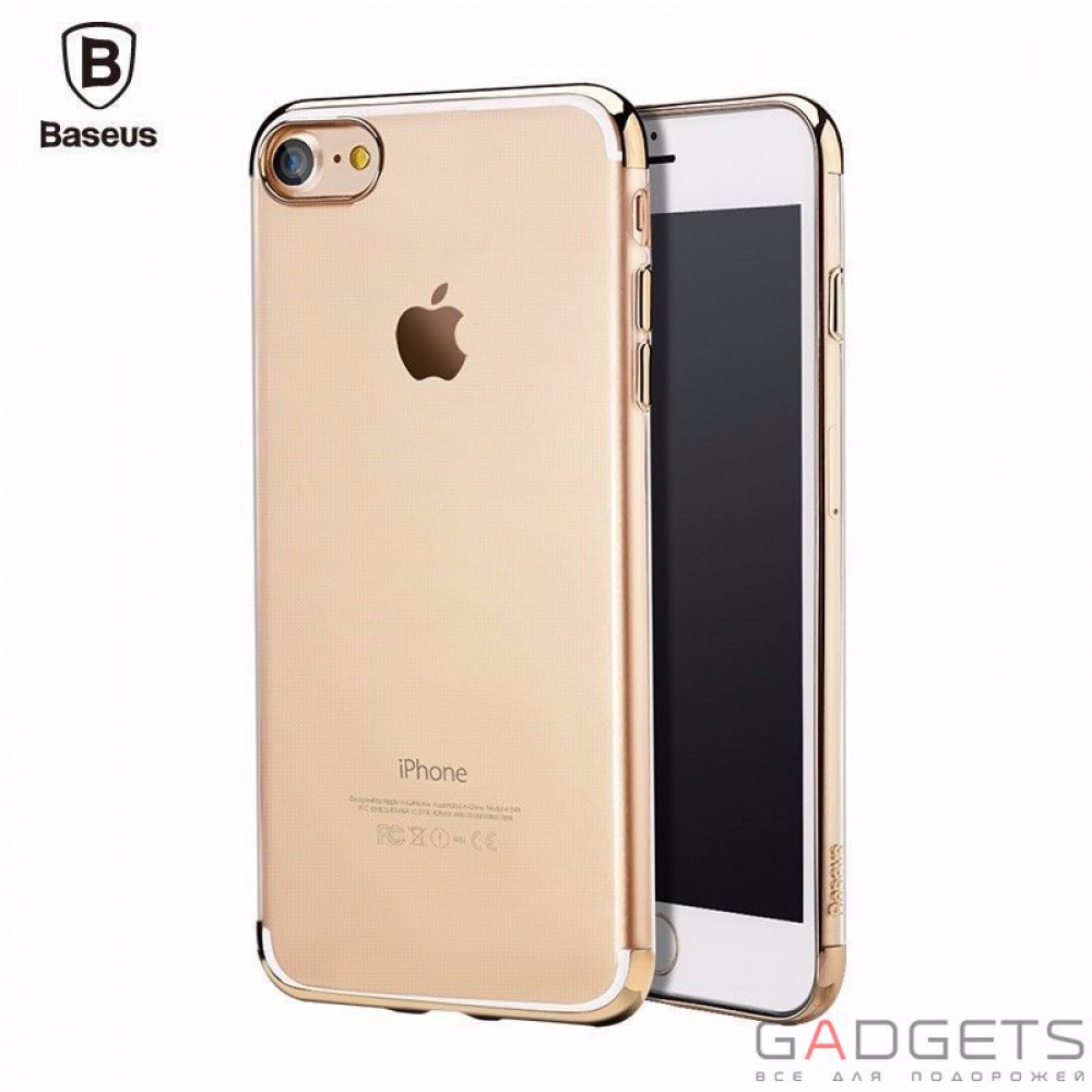 Фото Чехол-накладка Baseus Shining Case (TPU) для iPhone 7 Gold