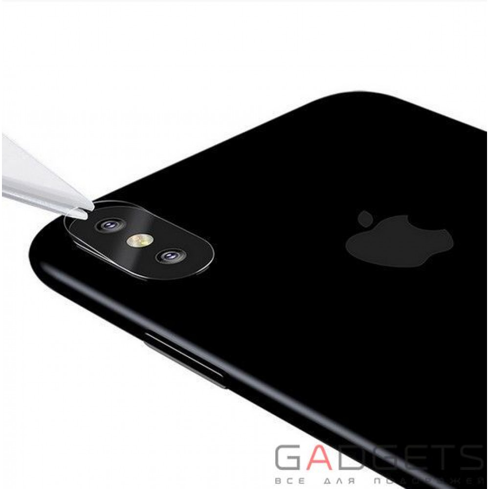 Фото Защитное стекло Baseus Camera lens glass Transparent для iPhone X (SGAPIPH8-JT02)