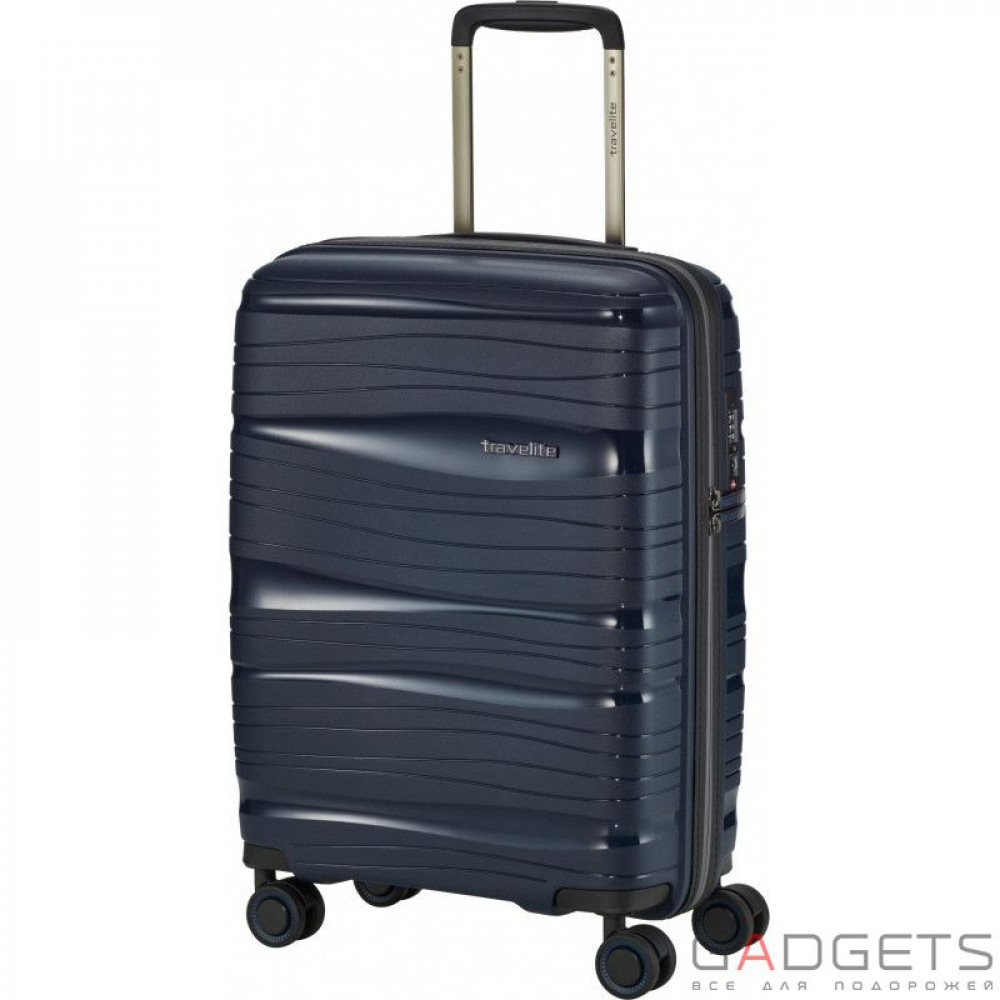 Фото Валіза на 4-х колесах Travelite Motion (S) 37 л Navy (TL074947-20)