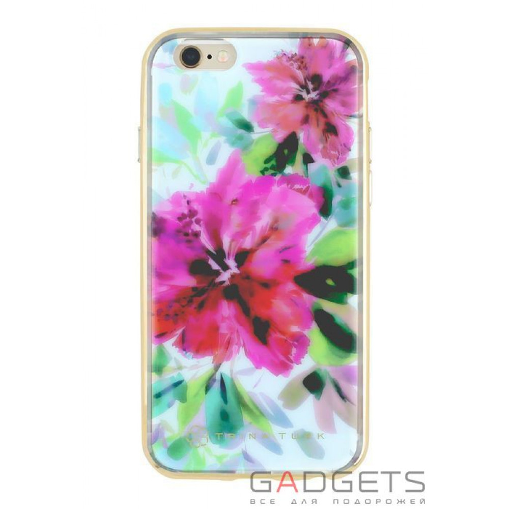 Фото Чехол Incipio Trina Turk Translucent Case with Metallic Bumper 2-pc для iPhone 5/5s/SE Hibiscus Floral Blue (TTRK-IPH-029-HFBLU)