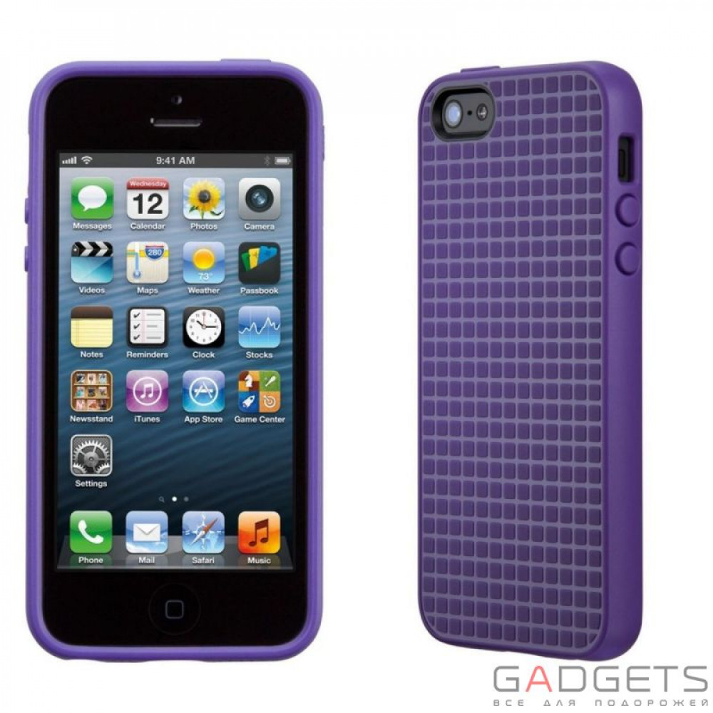 Фото Чeхол Speck iPhone 5 PixelSkin HD Grape Purple (SP-SPK-A1584)
