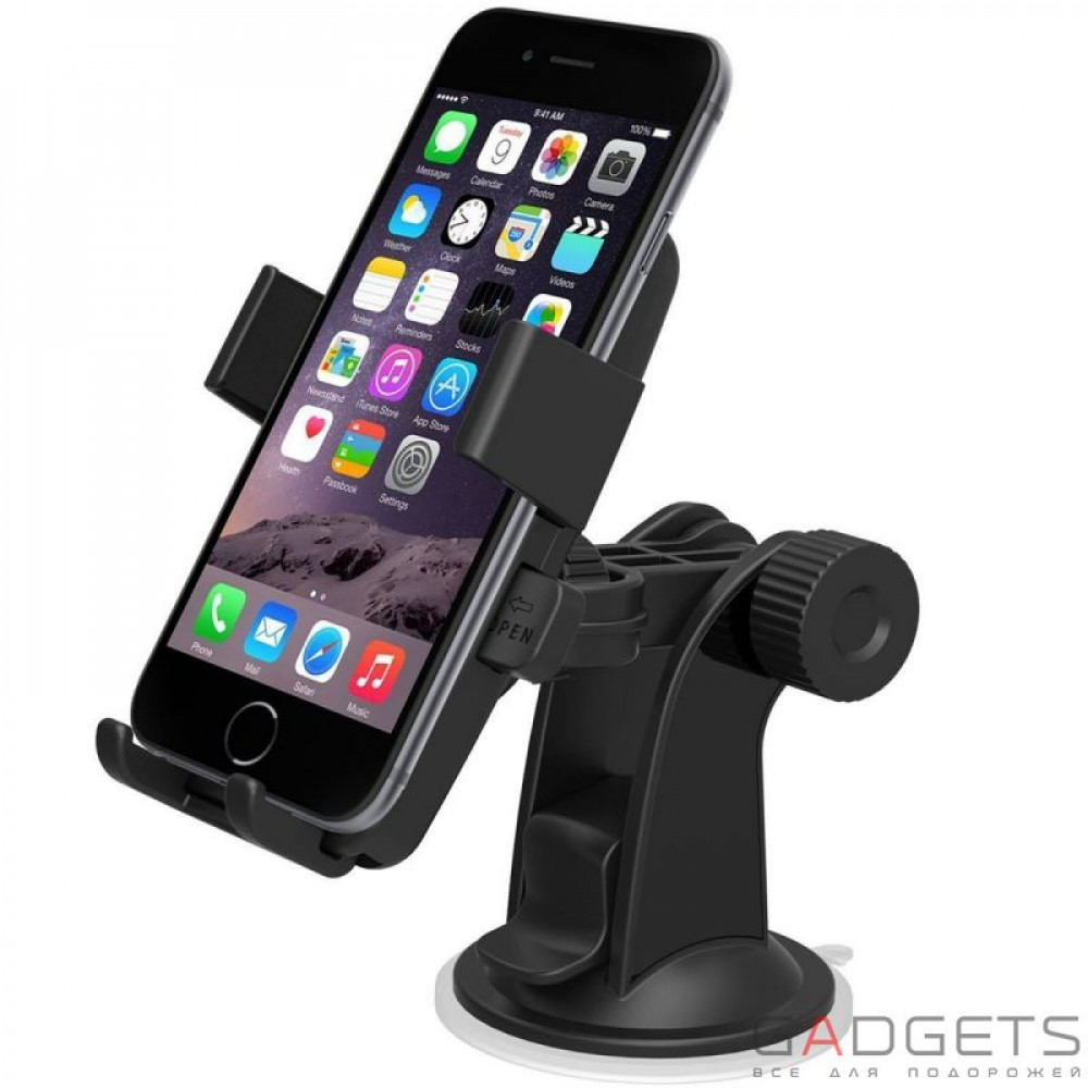 Фото Держатель iOttie Easy One Touch Universal Car Mount Holder Black for iPhone/Smartphone (HLCRIO102)