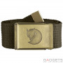Ремень Fjallraven Canvas Brass Belt 4cm Dark Olive (77297.633) фото 0