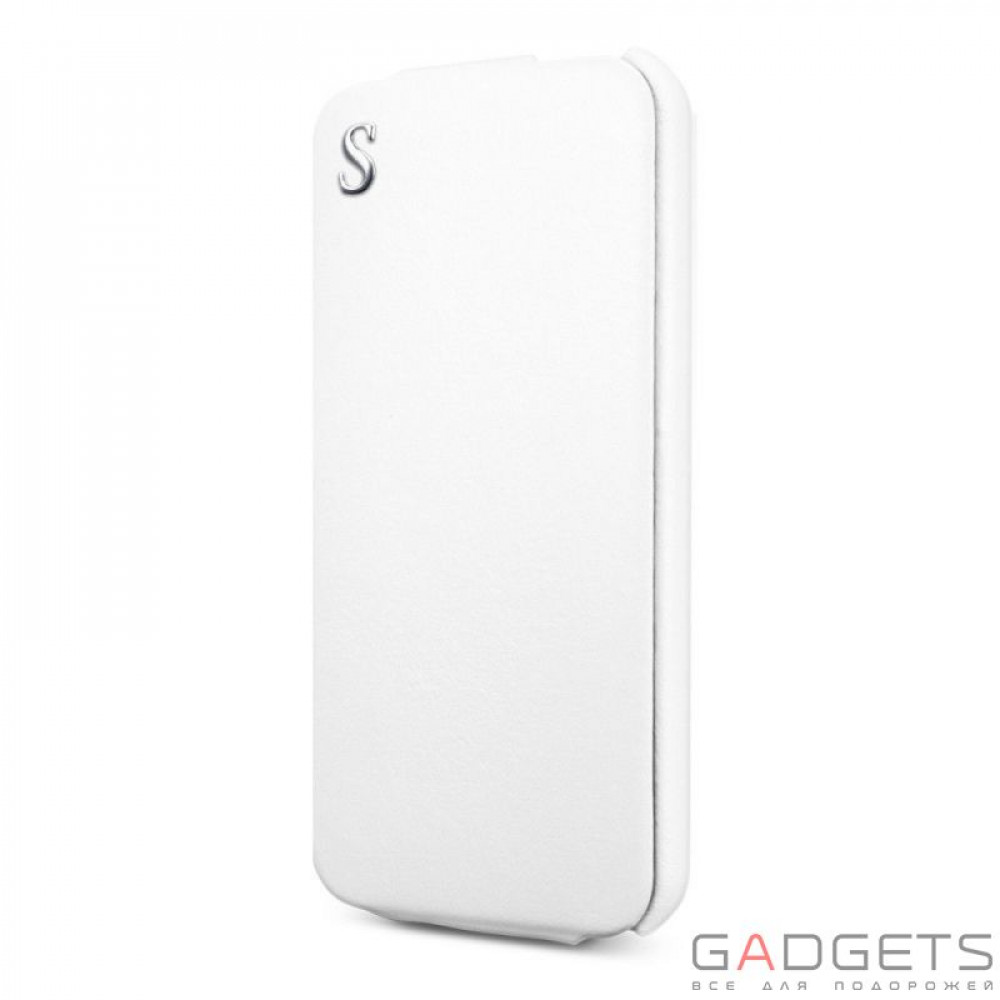 Фото Чехол-флиппер SGP Leather Case illuzion Legend White для iPhone SE/5/5S (SGP09649)