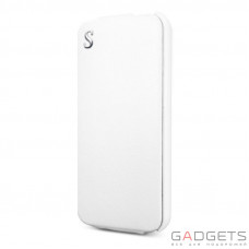 Чехол-флиппер SGP Leather Case illuzion Legend White для iPhone SE/5/5S (SGP09649)