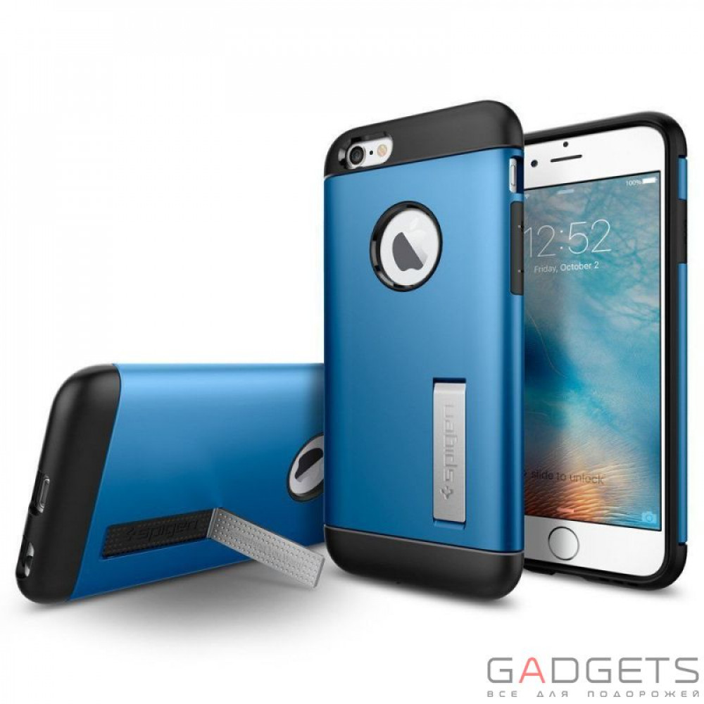 Фото Чохол-накладка Spigen Case Slim Armor Electric Blue for iPhone 66S (SGP11606)