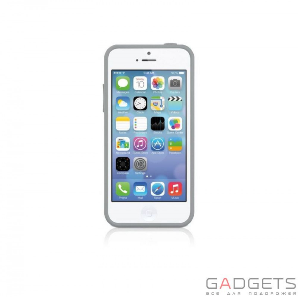 Фото Чехол Macally Protective Hard-shell Case with Stand for iPhone 5C (KSTANDP6-G)