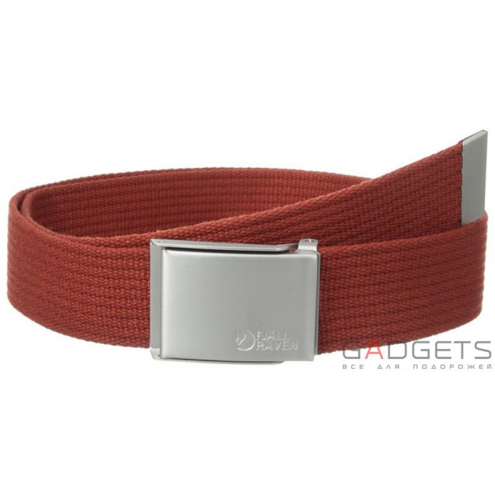 Фото Ремень Fjallraven Canvas Belt Deep Red (77029.325)