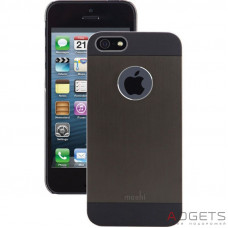 Чохол-накладка Moshi iGlaze Armour Metal Case Black для iPhone SE/5/5S (99MO061002)