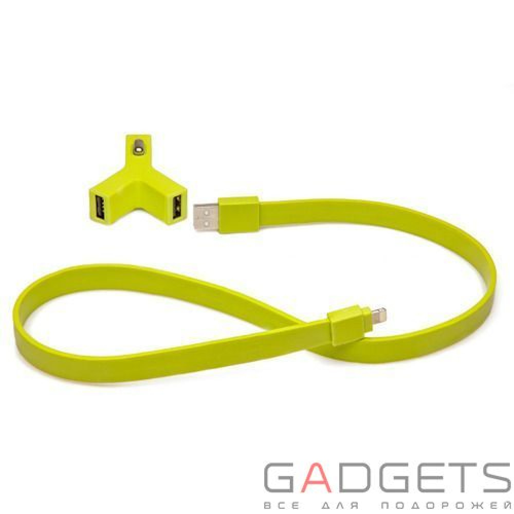 Фото Автомобільний зарядний пристрій TYLT для iPhone 5S Y-CHARGE Car Charger Green (IP5-YCHGG-T)