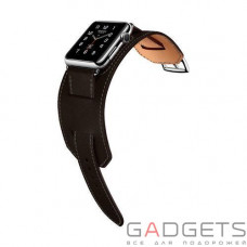 Ремешок COTEetCI W10 Fashion Leather Band для Apple Watch 38mm Gray