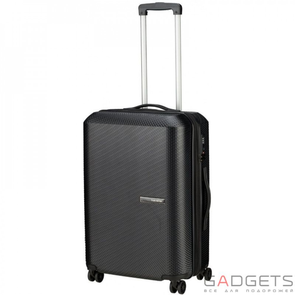 Фото Чемодан на 4-х колесах Travelite Skywalk (M) 75 л Black (TL074648-01)