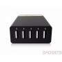 Кабель Baseus Duelpower series 5-port USB charger Black/Luxury gold фото 0