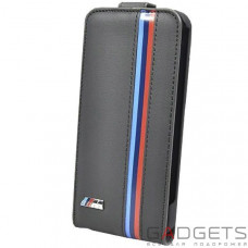 Чехол-флиппер CG Mobile BMW Leather Flap Case Grey for iPhone 5/5S (BMFLP5MG)