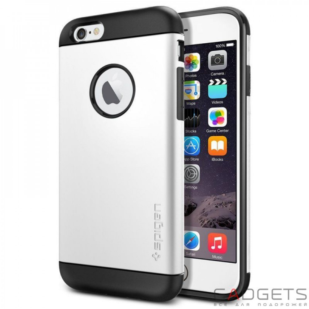 Фото Чохол-накладка Spigen Case Slim Armor Series Shimmery White for iPhone 6 4.7'' (SGP10957)