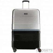 Чемодан на 4-х колесах Travelite Frisco (L) 104 л Black-Silver (TL075149-01)