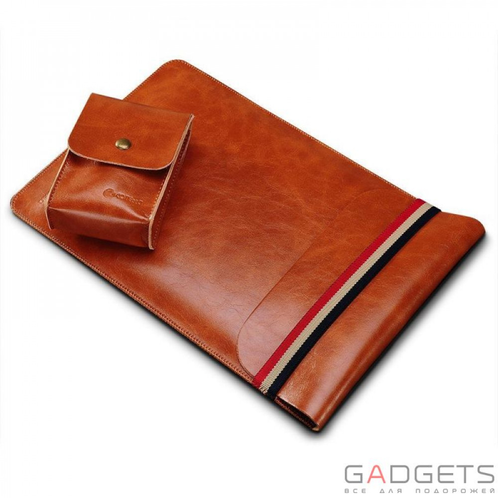 Фото Чохол для ноутбука COTEetCI Leather Sleeve Bag 11'' Brown (CS5127-BR)