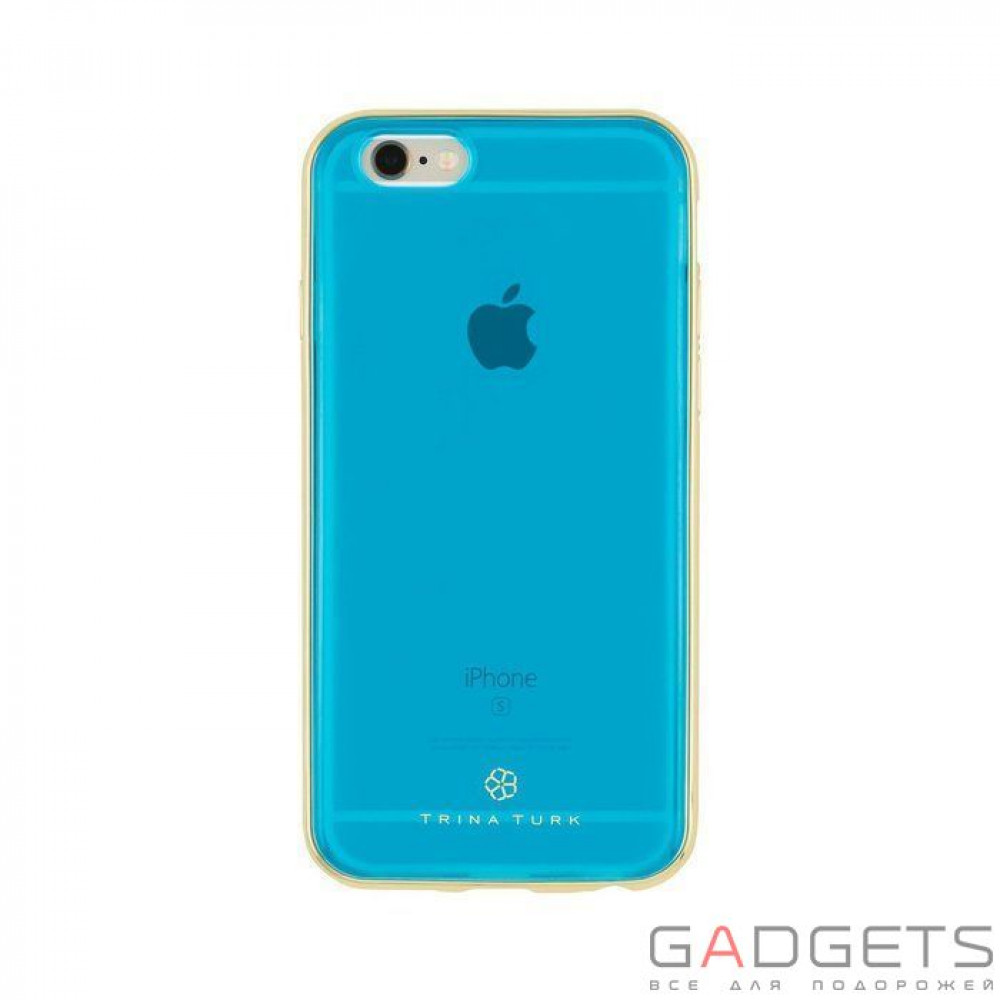 Фото Чехол Incipio Trina Turk Translucent Case with Metallic Bumper 2-pc для iPhone 5/5s/SE Blue/Gold (TTRK-IPH-029-TRBLUG)