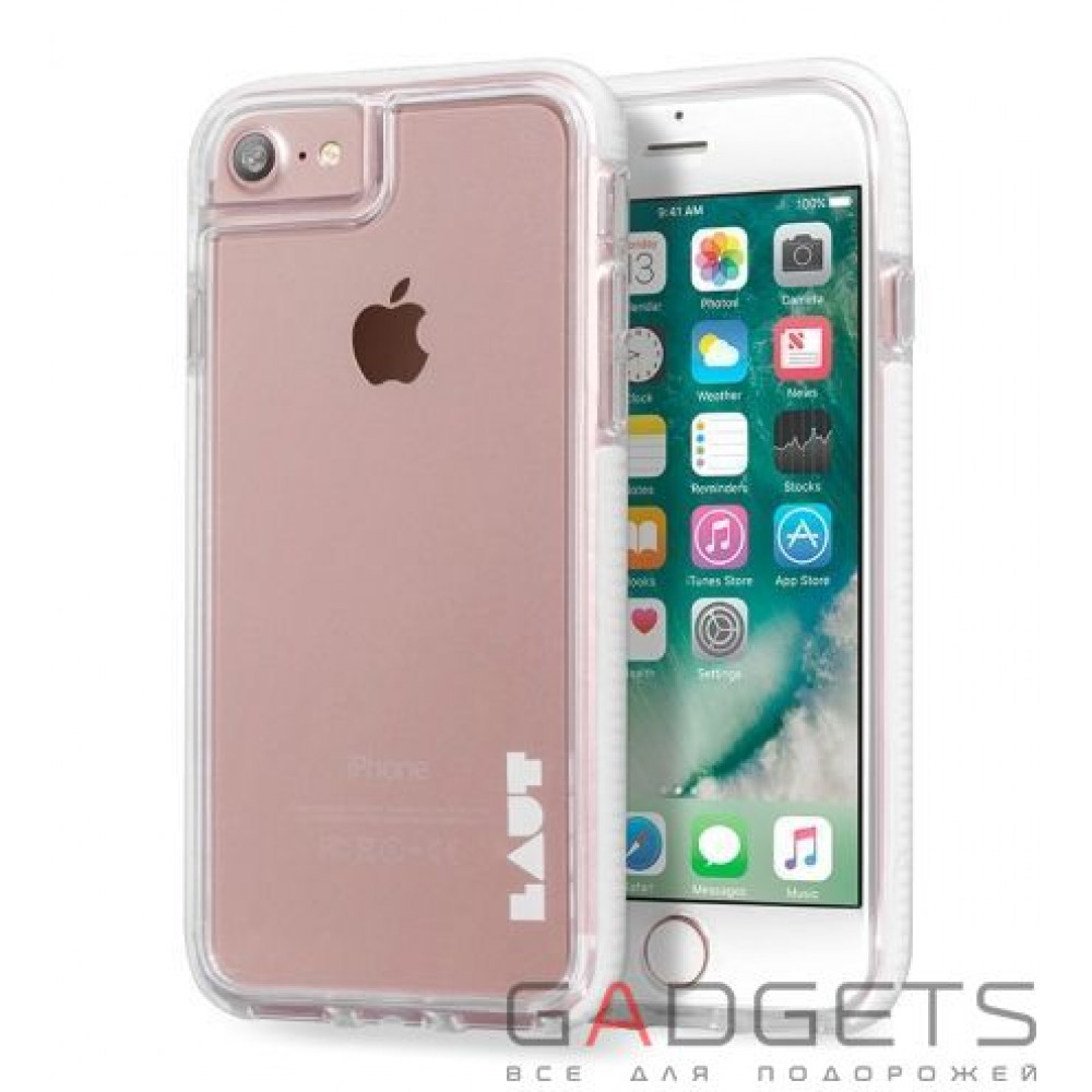 Фото Чехол Laut Fluro для iPhone 7 White (LAUT_IP7_FR_W)