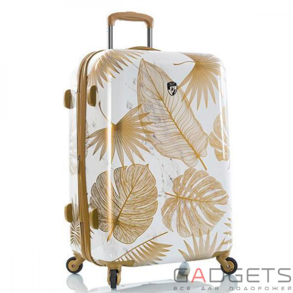 Фото Чемодан Heys Oasis (M) White/Gold Leaf