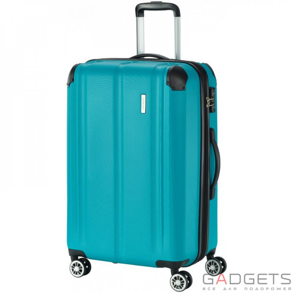 Фото Чемодан на 4-х колесах Travelite City (M) 78 л Petrol (TL073048-22)