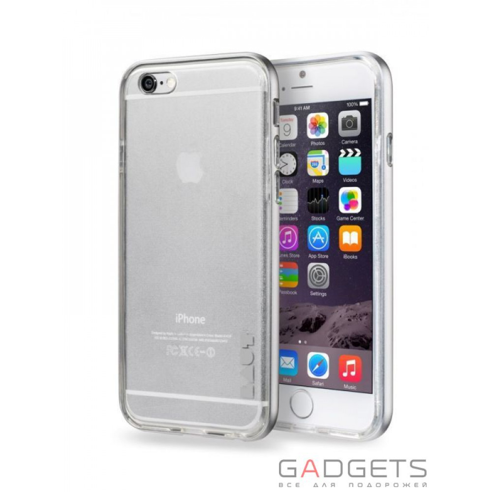 Фото Чехол Laut EXOFRAME Case for iPhone 6 (LAUT_IP6_EX_SL)