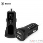 Автомобільний зарядний пристрій Baseus Tiny-color Car Charger Black фото 0