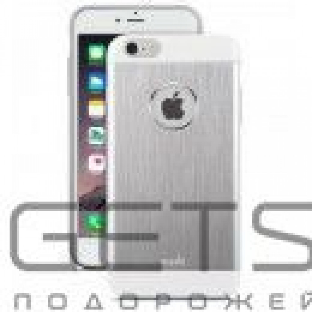 Фото Чехол-накладка Moshi iGlaze Armour Metallic Case Jet Silver for iPhone 6/6S (99MO079201)
