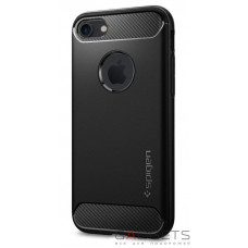 Чехол-накладка Spigen Case Rugged Armor Black для iPhone 7 (SGP-042CS20441)