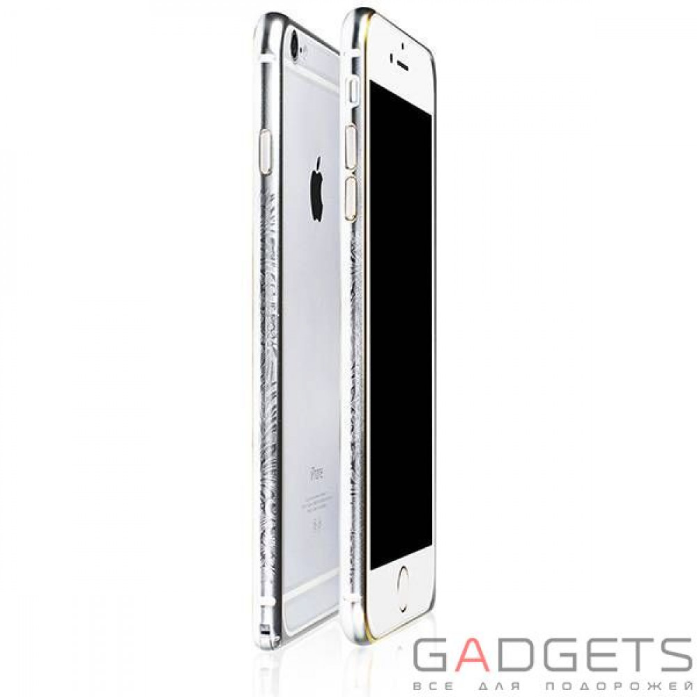 Фото Чохол-бампер iBacks Aluminum Bumper Venezia Series Silver for iPhone 6 Plus 5.5''