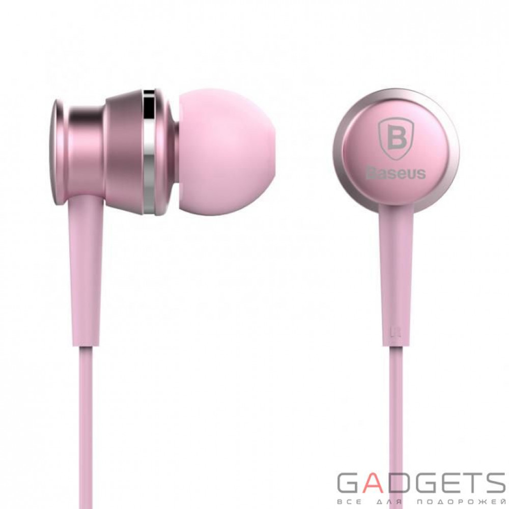 Фото Наушники Baseus Lark Series Wired Earphones Sakura Pink