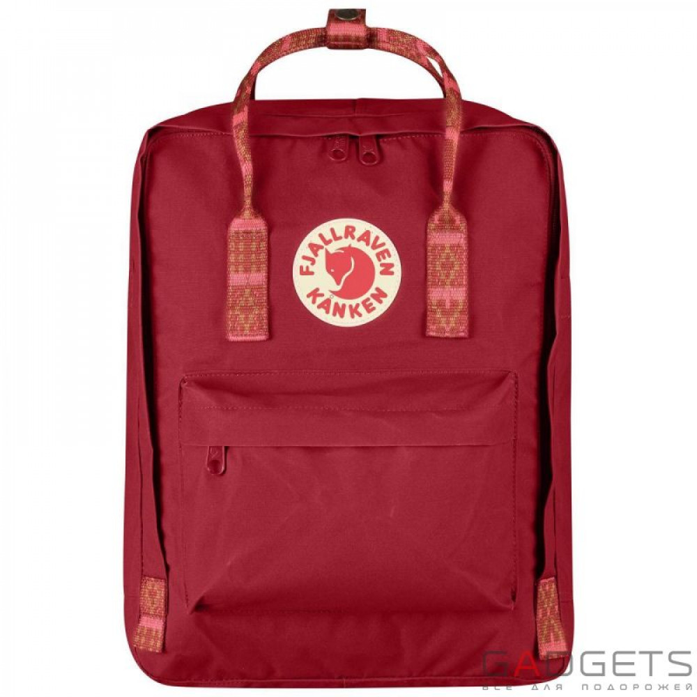 Фото Рюкзак Fjallraven Kanken Deep Red-Folk Pattern (23510.325-903)