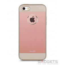 Чехол-накладка Moshi iGlaze Armour Metallic Case Golden Rose для iPhone SE/5/5S (99MO061251)