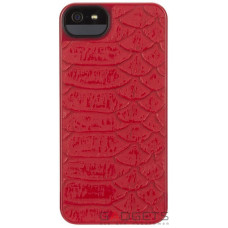 Чехол-накладка Griffin Moxy Case Series Python Red для iPhone SE/5/5S (GB35526)