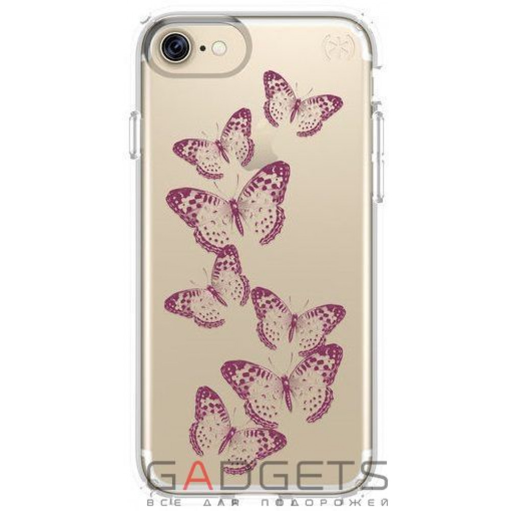 Фото Чехол Speck Presidio Clear для Apple iPhone 7 with Graphics Brilliantbutterflies Rose Gold/Clear (SP-79991-5947)