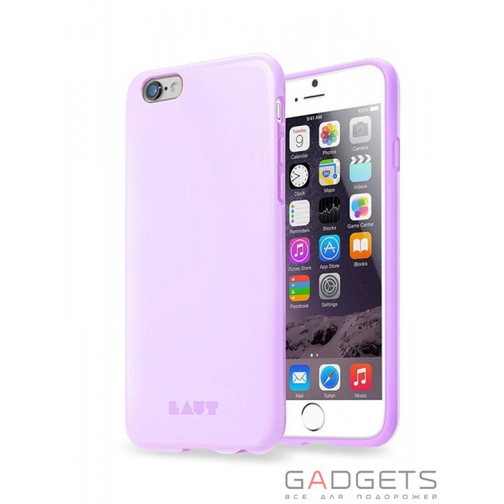 Фото Чохол Laut Pastels для iPhone 6/6s Фиолетовый (LAUT_IP6_HXP_PU)