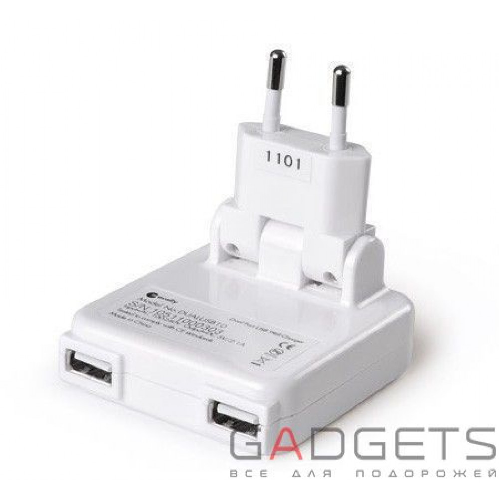 Фото Зарядное устройство Macally 10-Watt Dual USB AC Charger (DUALUSB10)